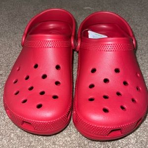 Red Crocs